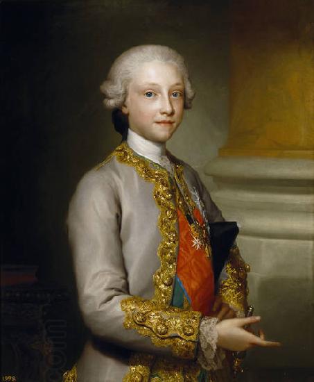 Anton Raphael Mengs Portrait of the Infante Gabriel of Spain oil painting picture